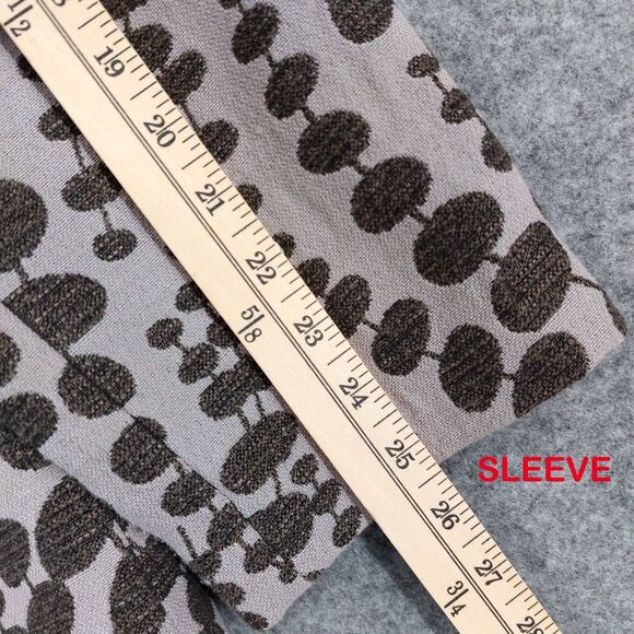 3 Sisters Women’s Sz XL Textured Jacquard Jacket Pinkish Brown Retro Artsy Swing - Picture 7 of 10